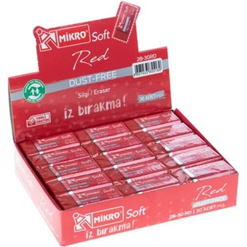 SİLGİ-MİKRO KIRMIZI SOFT PKT*30