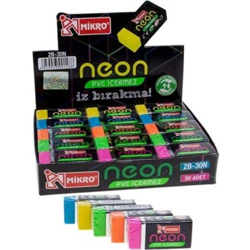 SİLGİ-MİKRO NEON SOFT PKT*30