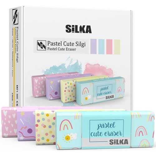 SİLGİ-SİLKA PASTEL CUTE PKT*20