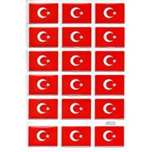 STİCKER-FACE KABARTMALI-A4 BOY BAYRAK FC-7560