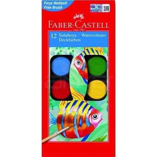 SULU BOYA-FABER CASTELL PKT*12-KÜÇÜK BOY