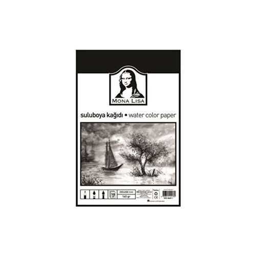 SULU BOYA KAĞIDI-25x35 SÜDOR 160GR. PKT*10