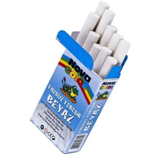 TEBEŞİR-NOVA COLOR TOZSUZ PKT*10