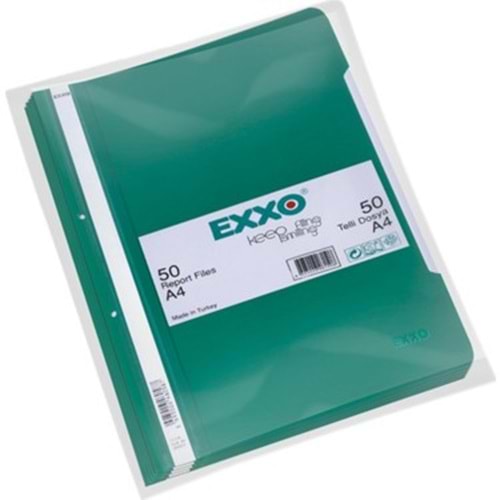 TELLİ DOSYA-EXXO.PKT*50*YEŞİL