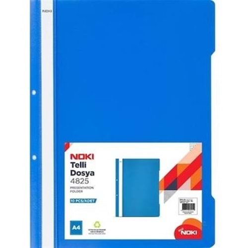 TELLİ DOSYA-NOKI EKO.PKT*50*MAVİ