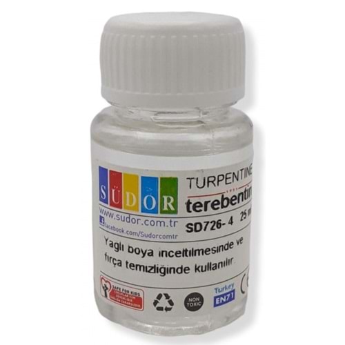 TEREBENTİN-SÜDOR 25ML.PKT*10