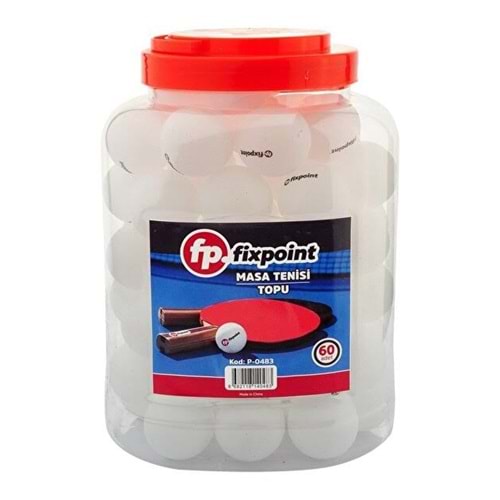 MASA TENİS*KAVANOZ PKT*60-BEYAZ