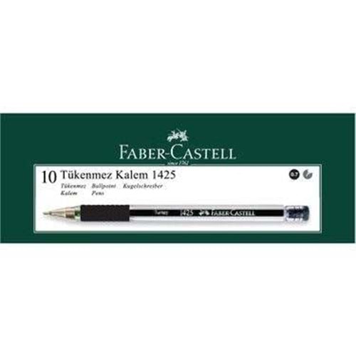 TÜKENMEZ KALEM-FABER CASTEL 1425 PKT*10-SİYAH