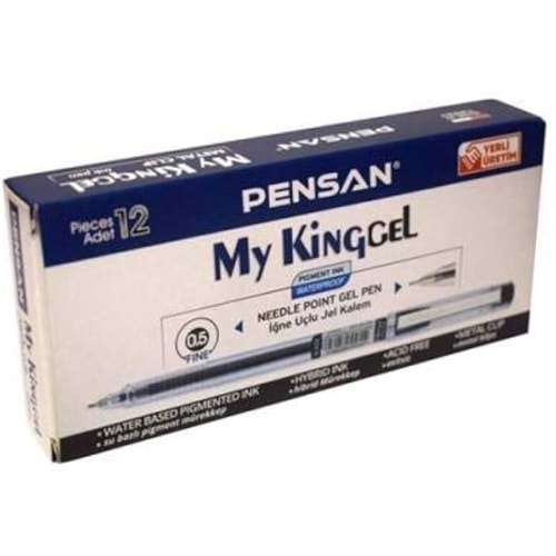 TÜKENMEZ KALEM-PENSAN KLİPS MY-KING 0,5 PKT*12-SİYAH