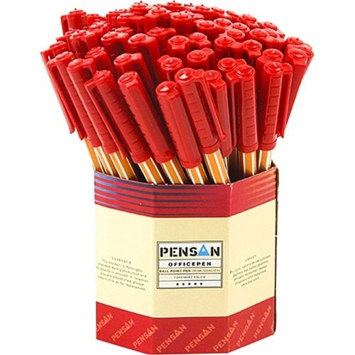 TÜKENMEZ KALEM-PENSAN OFFİCEPEN PKT*60-KIRMIZI