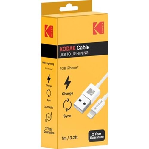 USB KABLO-KODAK 1.0 MT.*USB-İPHONE