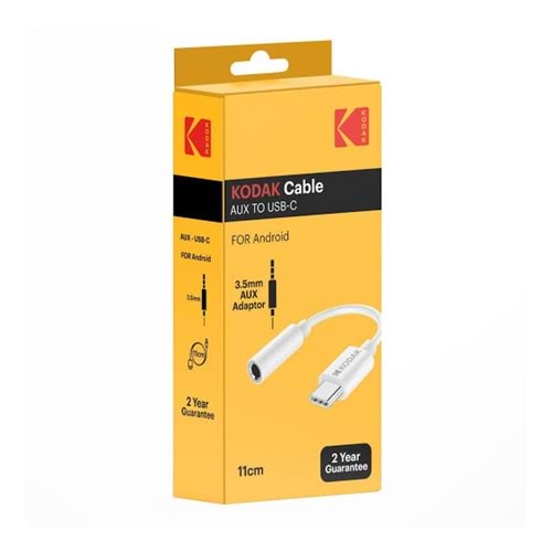 USB KABLO-KODAK 11CM.*TYPC E-AUX DÖNÜŞTÜRÜCÜ