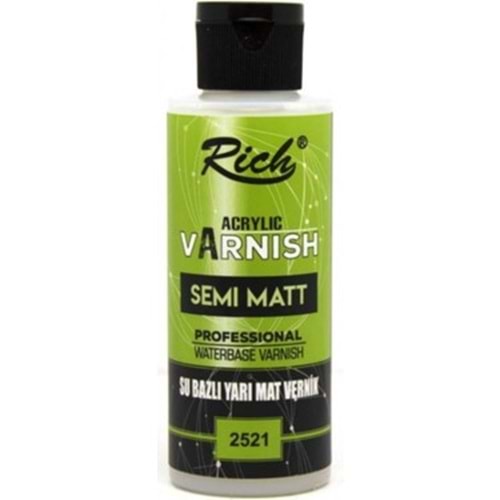 VERNİK-120 CC.RİCH SU BAZLI*2521-YARI MAT