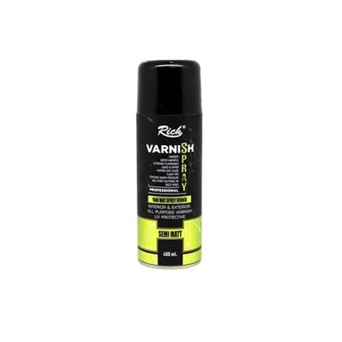 VERNİK-SPREY 400 ML.RİCH*04549-YARI MAT