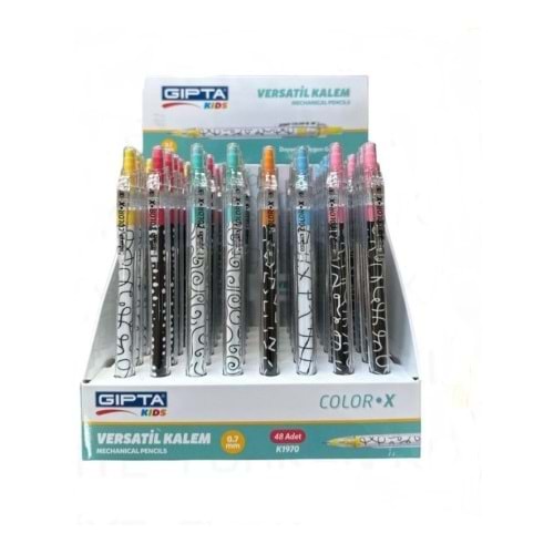 VERSATİL KALEM-GIPTA COLOR X 0,7 6-RENK PKT*48