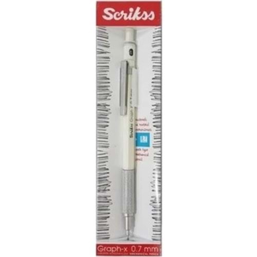 VERSATİL KALEM-SCRİKSS GRAPH-X METAL 0.7*BEYAZ