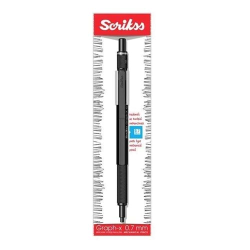 VERSATİL KALEM-SCRİKSS GRAPH-X METAL 0.7*SİYAH