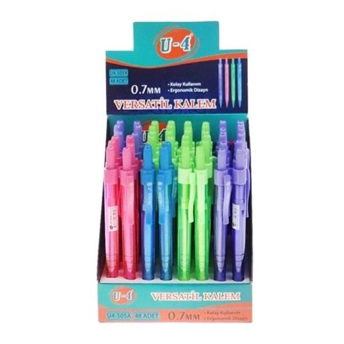 VERSATİL KALEM-U4 0,7 PKT*48 U4-505A