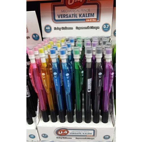 VERSATİL KALEM-U4 0,7 PKT*48 U4-519A