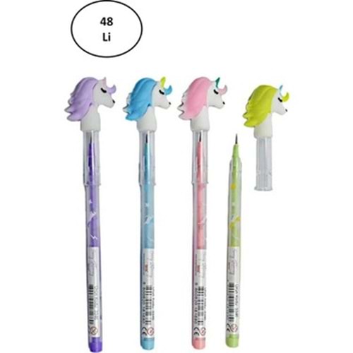 YUMURTLAYAN KALEM-UNICORN BAŞLIKLI PKT.48