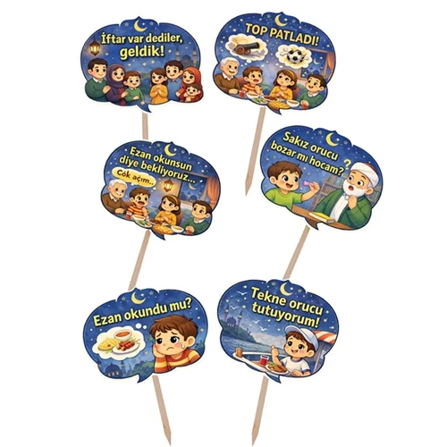 RAMAZAN-KONUŞMA BALON PKT*6