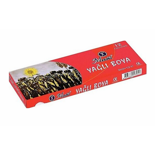 YAĞLI BOYA-MASİS 9ML.TÜP PKT*12