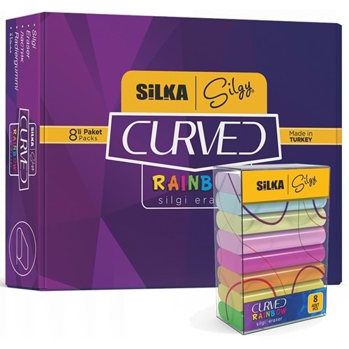 SİLGİ-SİLKA CURVED RAİNBOW PKT*8