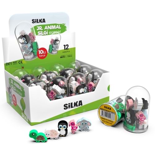 SİLGİ-SİLKA JR.ANIMAL 10*LU PKT*12