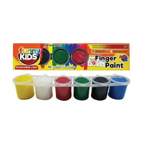 PARMAK BOYASI-FUNNY KIDS 25ML PKT*6