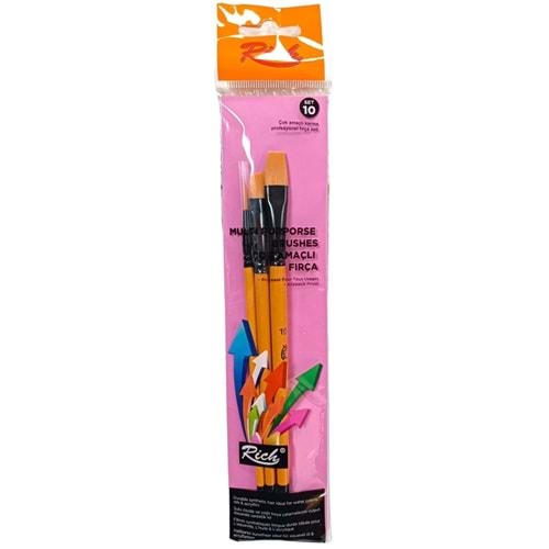 FIRÇA SET-RİCH SET-10 ZEMİN PKT*3