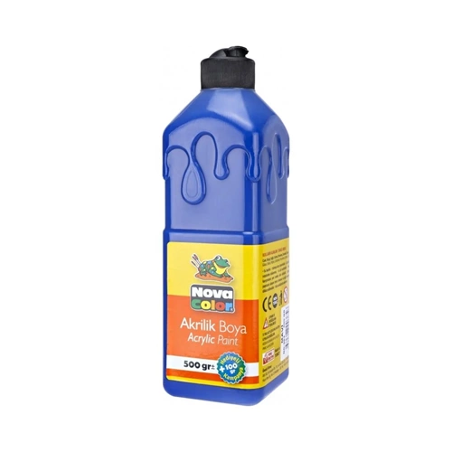 AKRİLİK BOYA-500GR NOVA COLOR NC-383*MAVİ