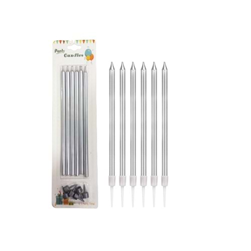 MUM 20CM PKT*6-GÜMÜŞ