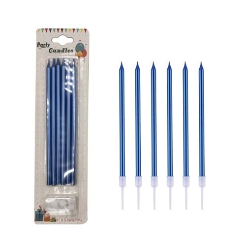 MUM 20CM PKT*6-MAVİ