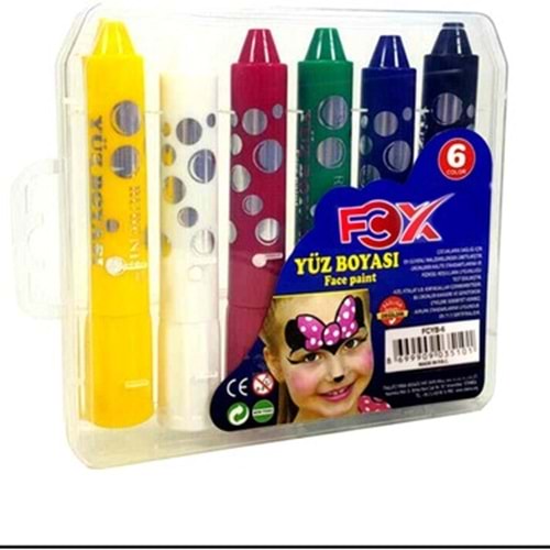 YÜZ BOYASI-ÇEVİRMELİ FCX PKT*6