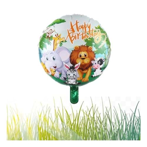BALON FOLYO YUVARLAK*SAFARİ