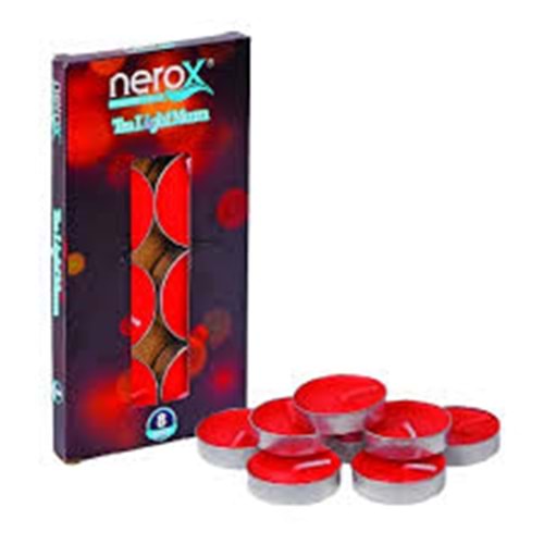 MUM NEROX TEALİGHT PKT*32 KIRMIZI