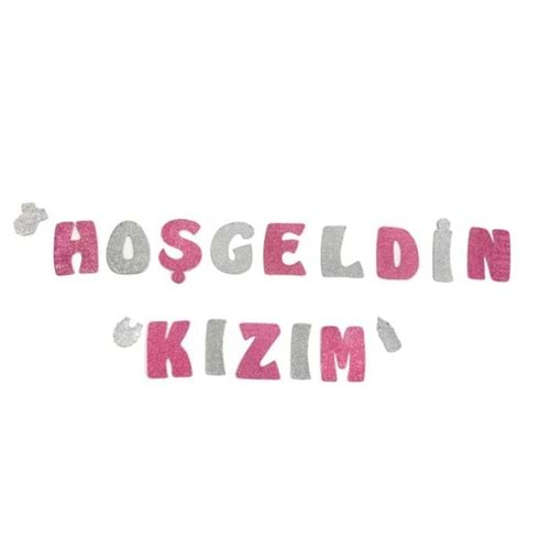 HOŞGELDİN KIZIM SİMLİ EVA*PEMBE-GÜMÜŞ
