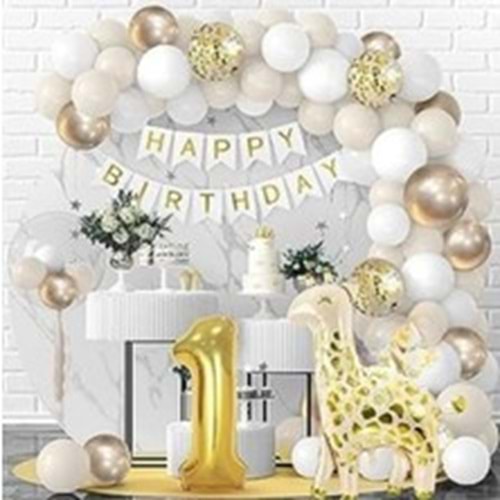 HAPPY TAVAN SARKIT 3D PKT*6-MİX