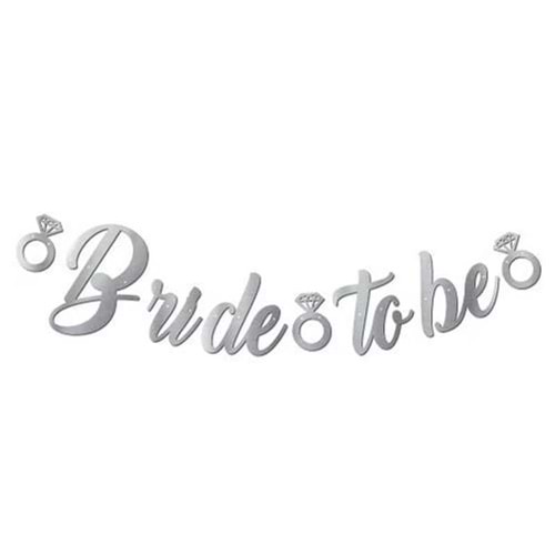BANNER KALİGRAFİ*BRİDE TO BE-GÜMÜŞ
