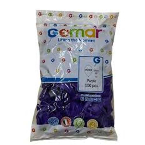 BALON-METALİK GEMAR PKT*100-MOR