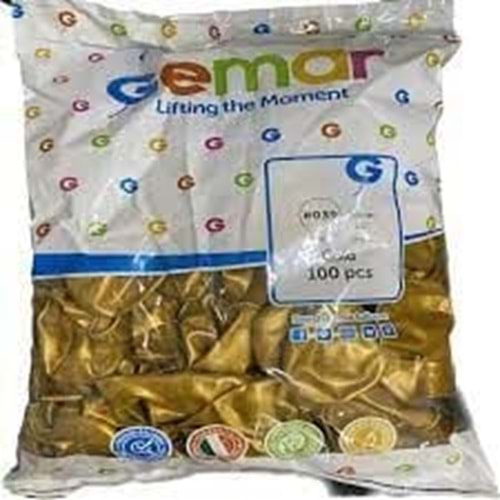BALON-METALİK GEMAR PKT*100-GOLD
