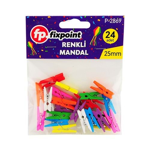 MANDAL-FİXPOİNT MİNİ RENKLİ P-2869 PKT*24