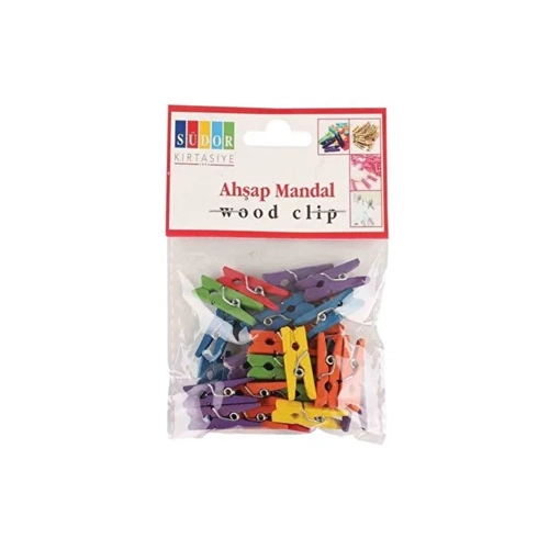 MANDAL-MASİS MİNİ RENKLİ PKT*30