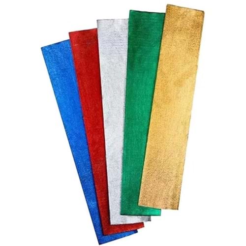 METALİK KRAPON KAĞIDI-NOVA COLOR PKT*5