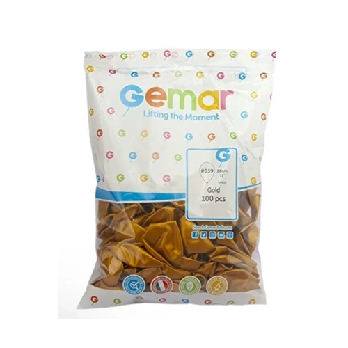 BALON METALİK GEMAR PKT*100-GOLD