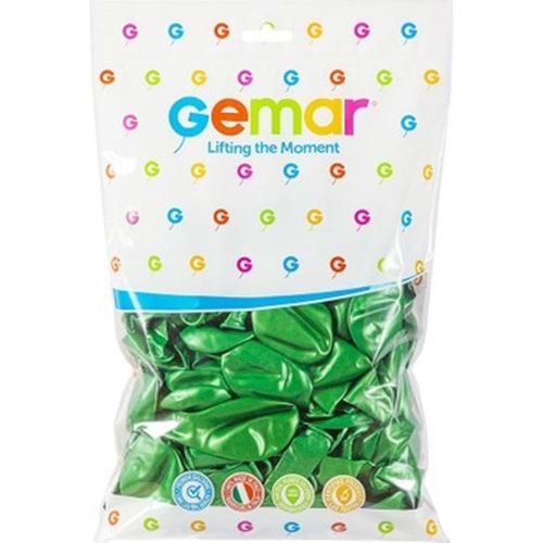 BALON METALİK GEMAR PKT*100-AÇIK YEŞİL