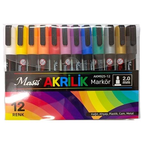 MARKER KALEM-AKRİLİK MASİS 2,0MM. PKT*12