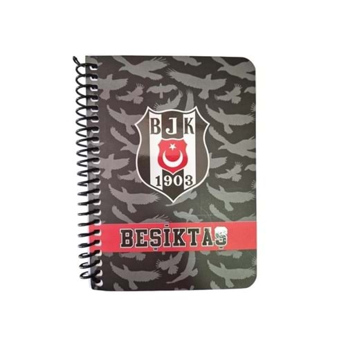 NOT DEFTERİ A-6 TARAFTAR SPİRALLİ 72YP*BEŞİKTAŞ