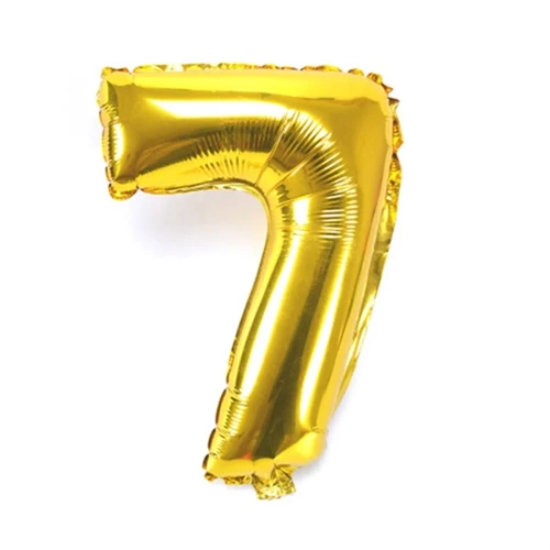 BALON FOLYO RAKAM*7-GOLD