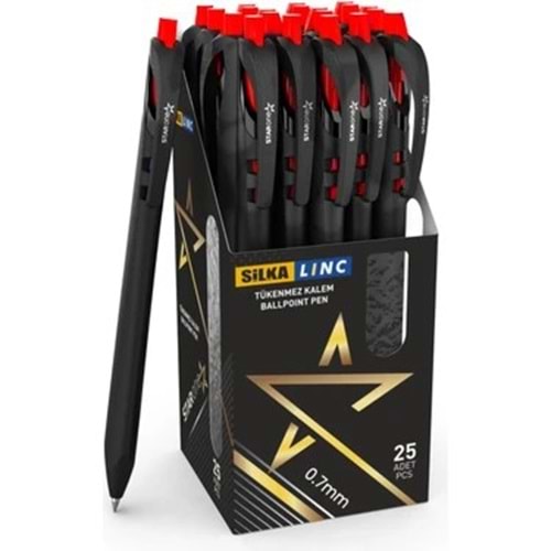 TÜKENMEZ KALEM-SİLKA LINC 0.7 PKT*25-KIRMIZI
